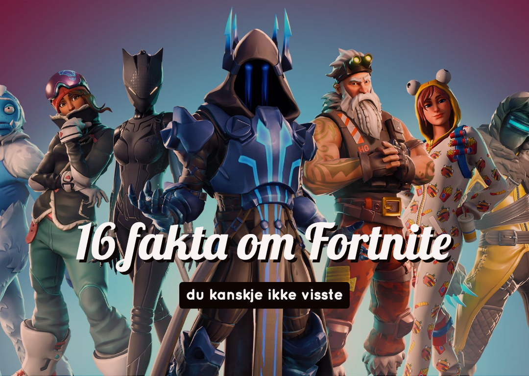 16 Fakta Om Fortnite Du Kanskje Ikke Visste 